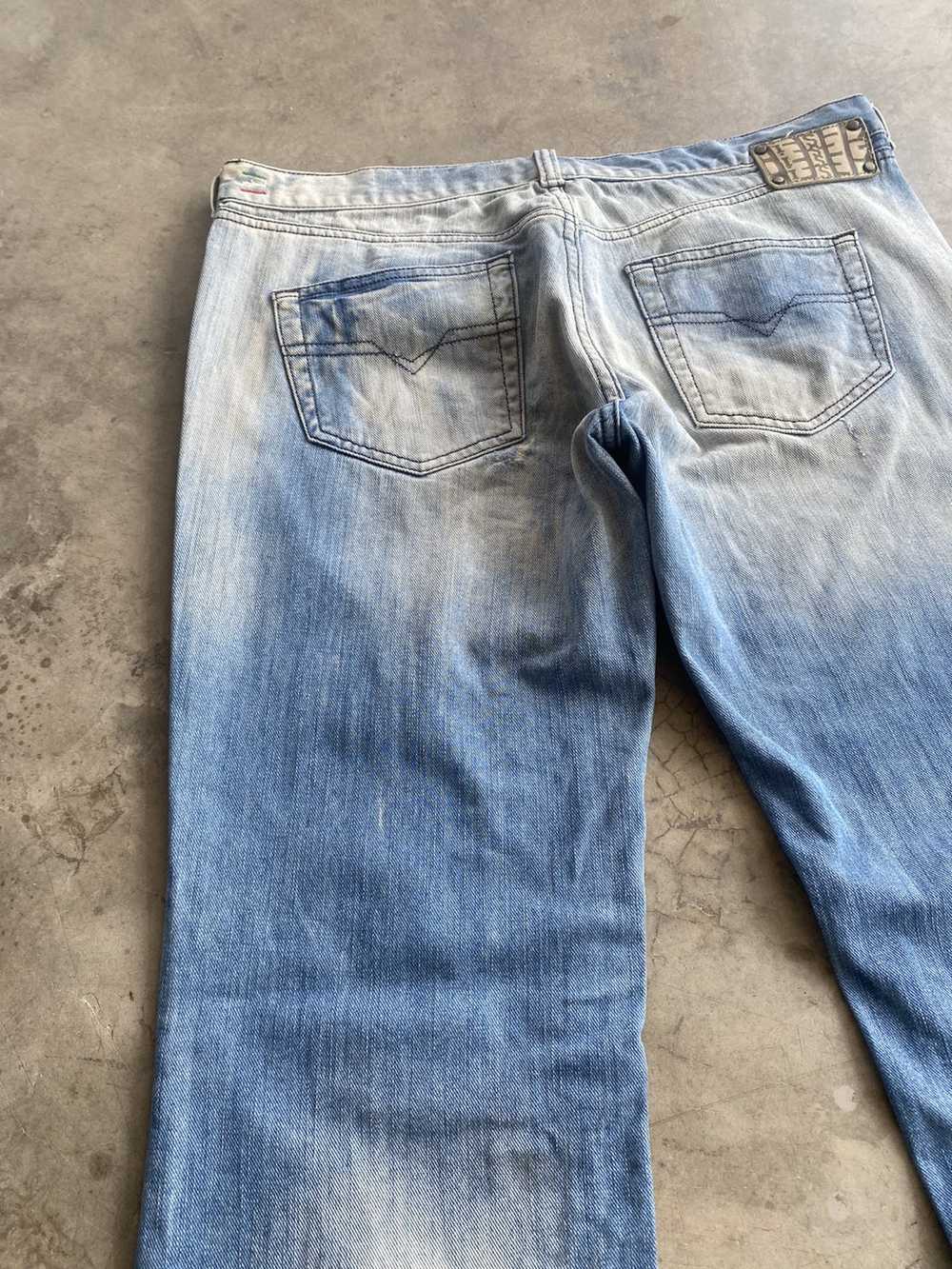 Diesel × Distressed Denim × Streetwear Flare Jean… - image 4