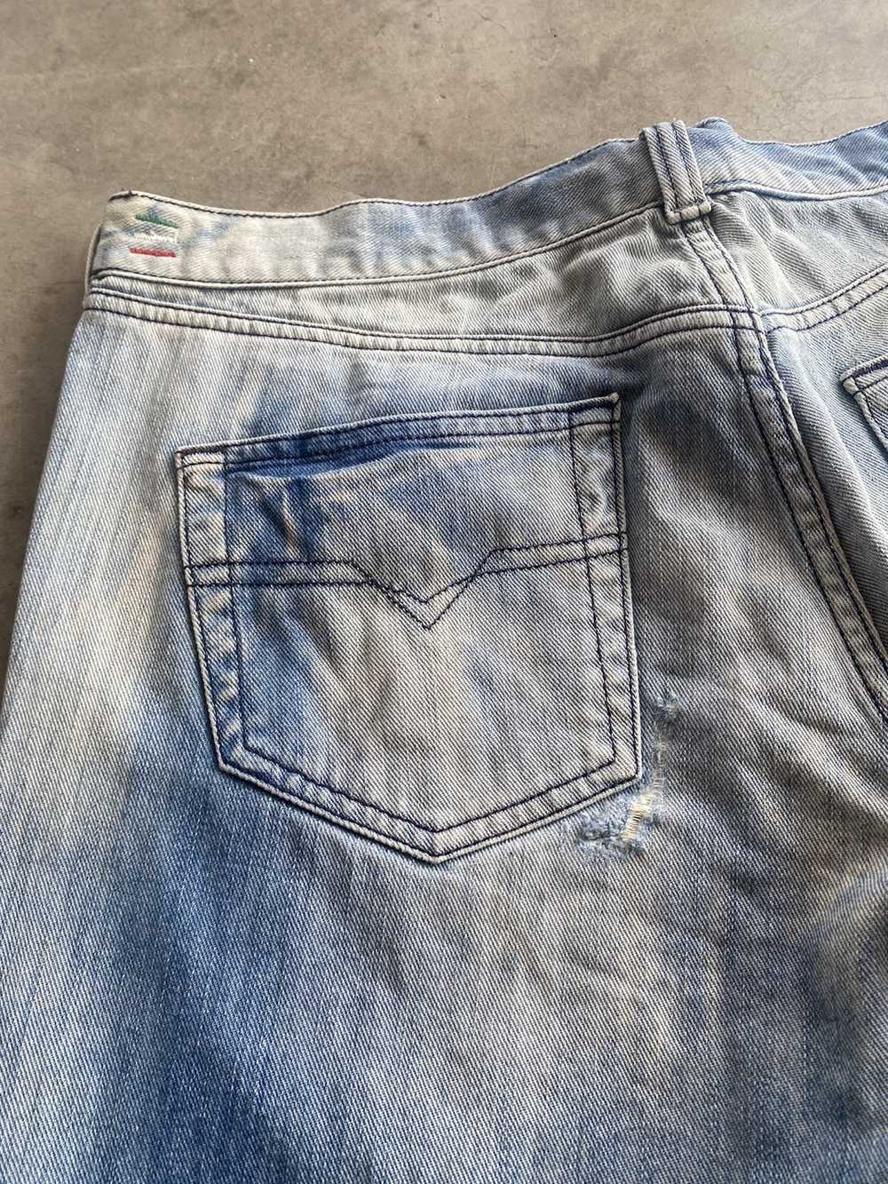 Diesel × Distressed Denim × Streetwear Flare Jean… - image 6
