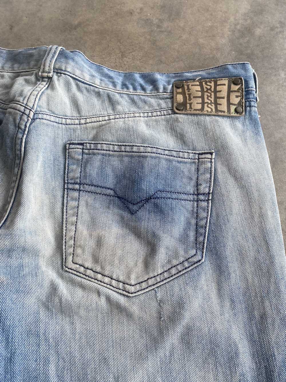 Diesel × Distressed Denim × Streetwear Flare Jean… - image 7