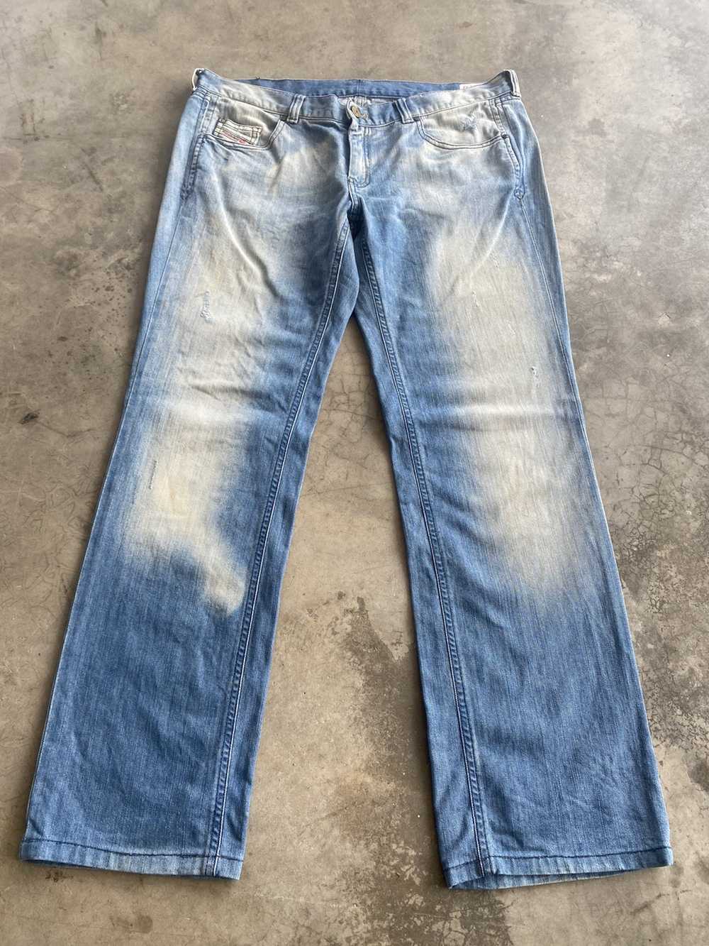 Diesel × Distressed Denim × Streetwear Flare Jean… - image 8
