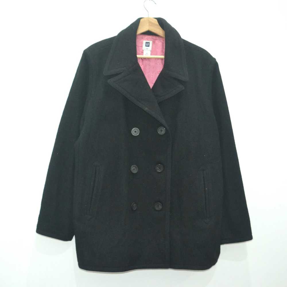 Gap × Streetwear × Vintage GAP Casual Long Coat/B… - image 1
