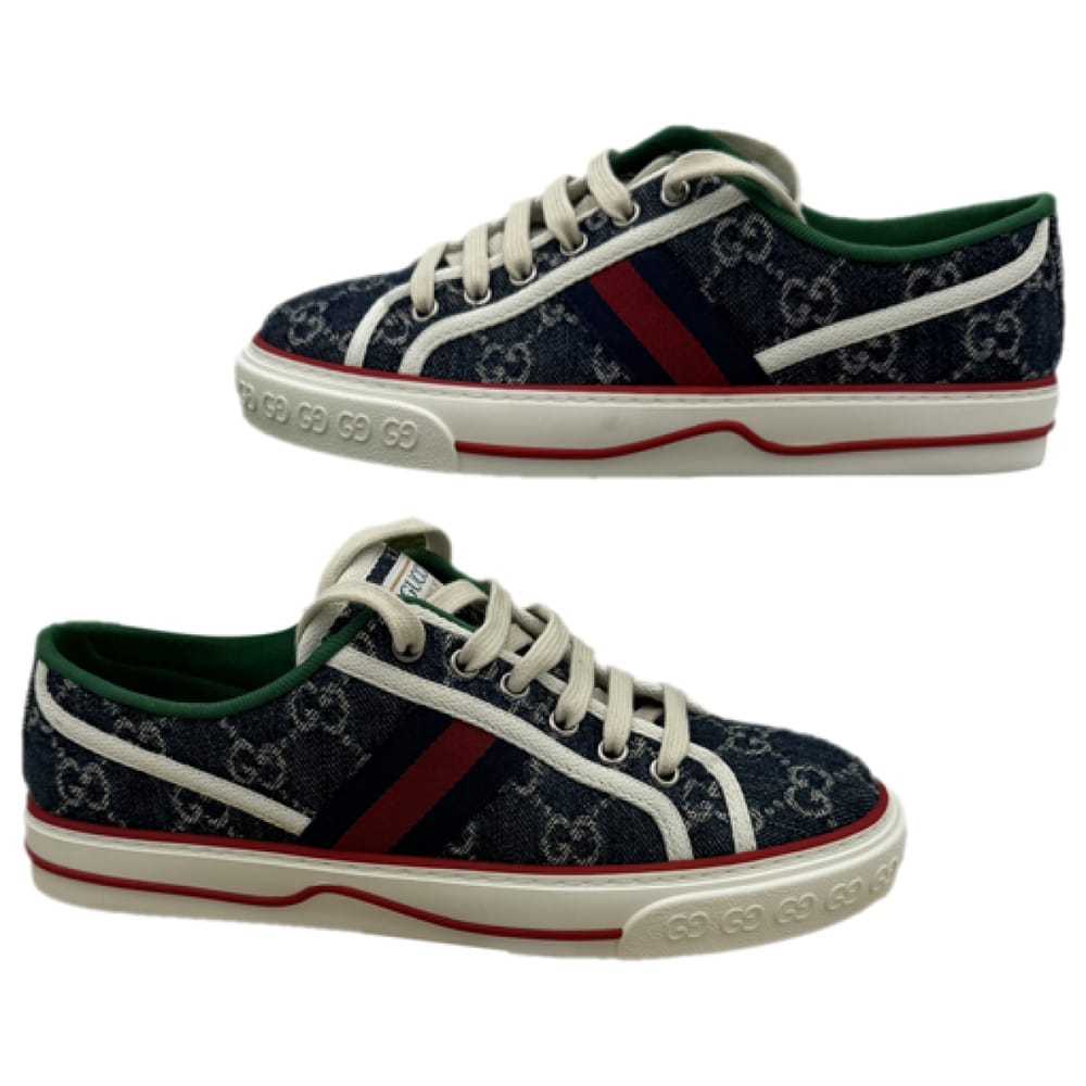 Gucci Tennis 1977 cloth trainers - image 1