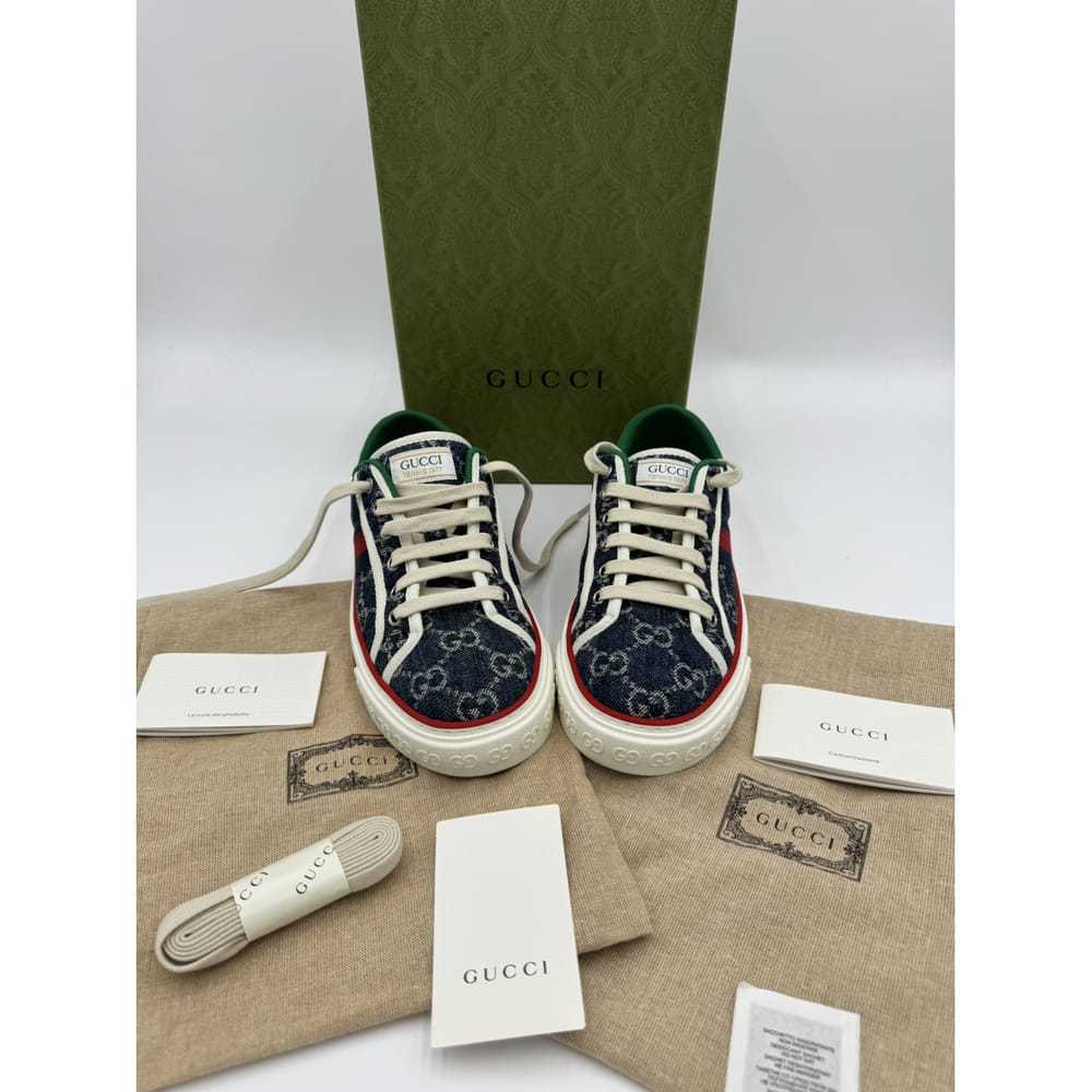 Gucci Tennis 1977 cloth trainers - image 3