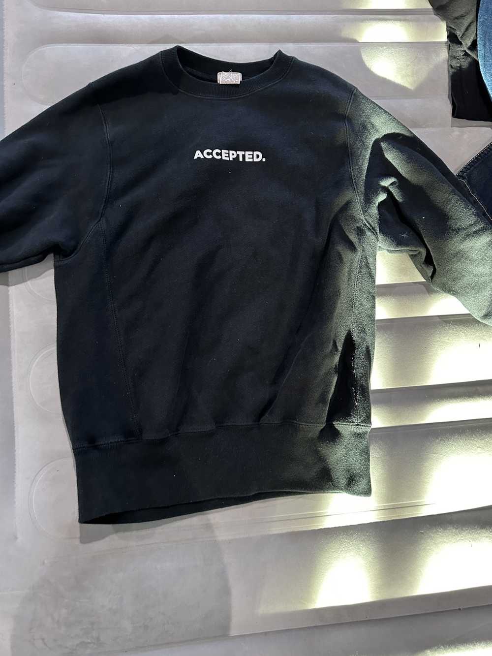 Champion 116 black long sleeve “Accepted” - image 1