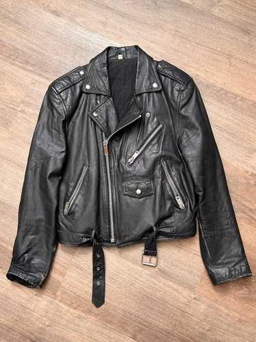 Streetwear × Vintage 70's Leather Vintage Biker Ja