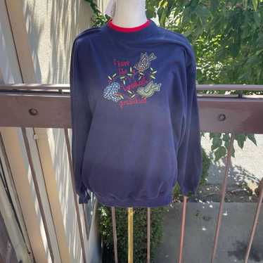 Vintage VTG "Tweetest Grandkids" Double Collar Em… - image 1