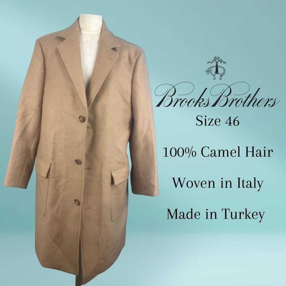 BROOKS BROTHERS made in italy wool coat - ブランド別