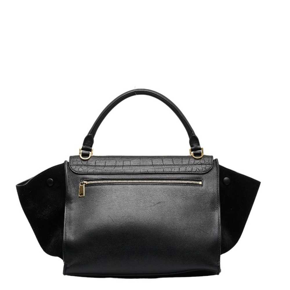 Celine Celine Trapeze Handbag Shoulder Bag Black … - image 3