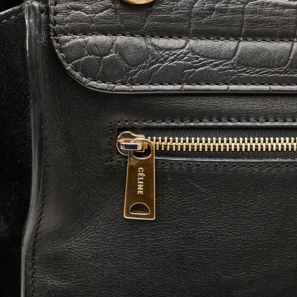 Celine Celine Trapeze Handbag Shoulder Bag Black … - image 5