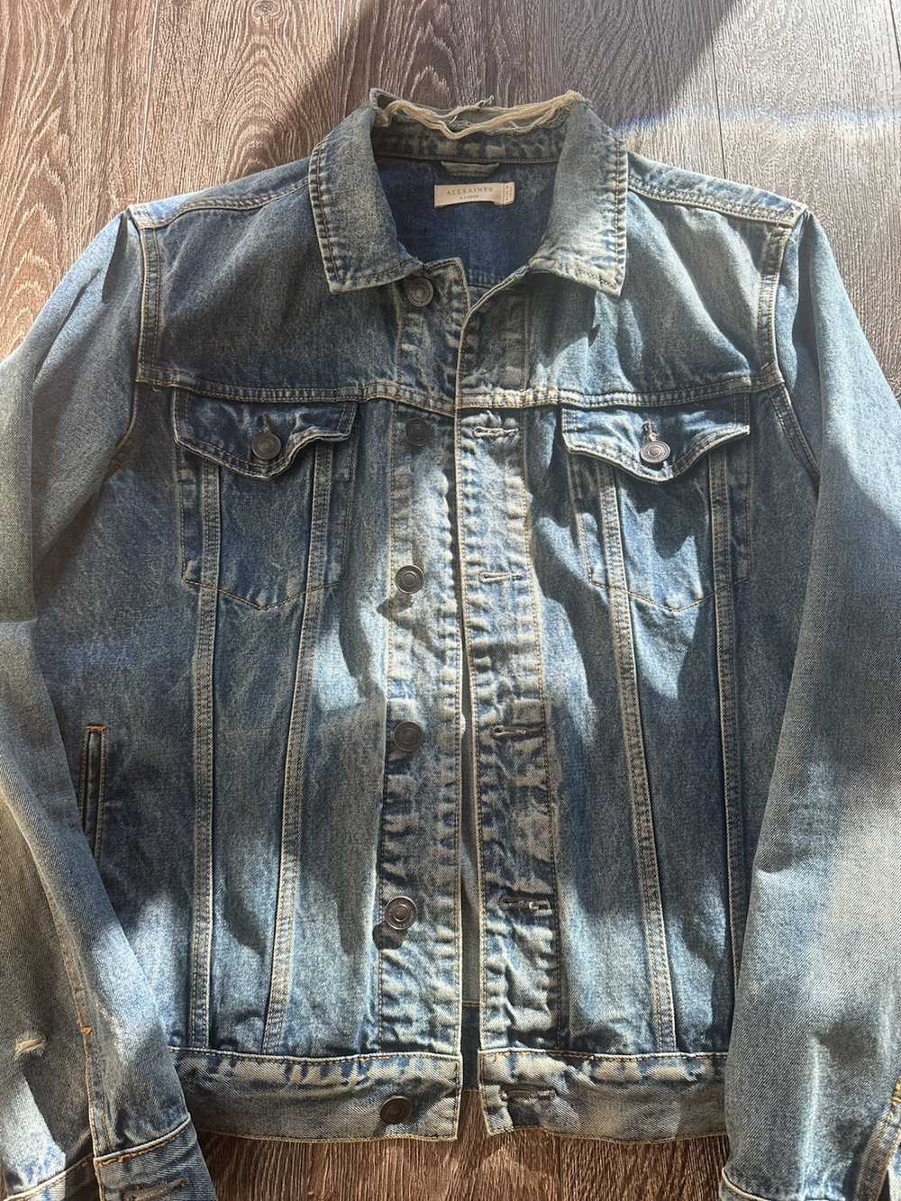 Allsaints All Saints Distressed Denim Jacket - image 6