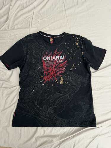 Japanese Brand Embroidered Oniarai Shirt Streetwea