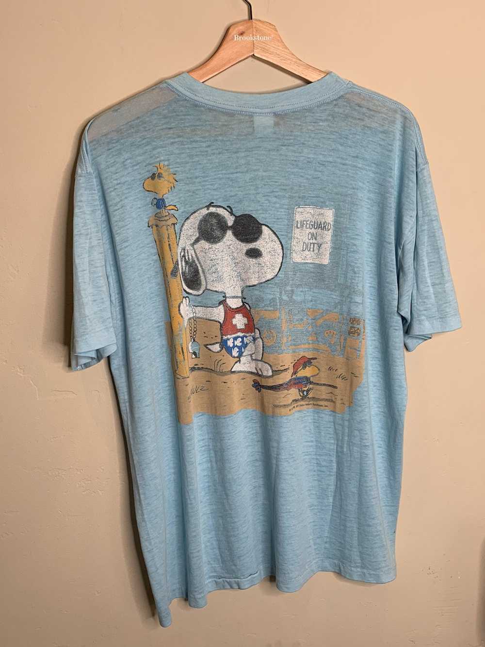 Made In Usa × Peanuts × Vintage *RARE* Vintage 80… - image 1