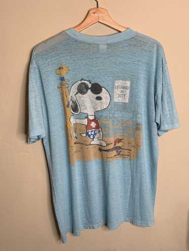 Snoopy Vintage 1990s Artex Sportswear USA Tee, Men's Fashion, Tops & Sets,  Tshirts & Polo Shirts on Carousell