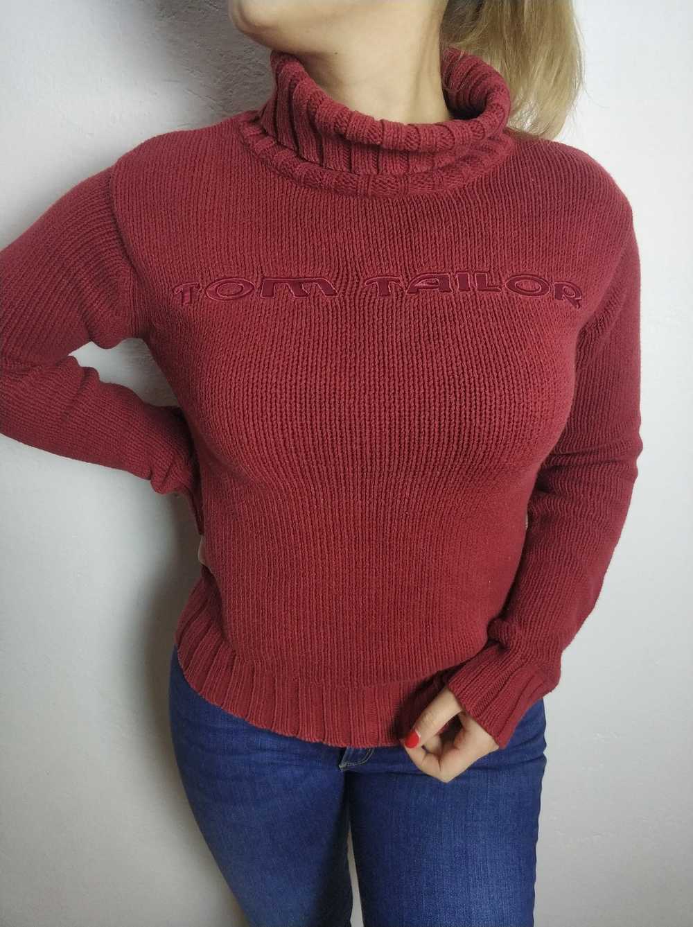 Tom Tailor Women's Tom Tailor turtleneck claret s… - image 2