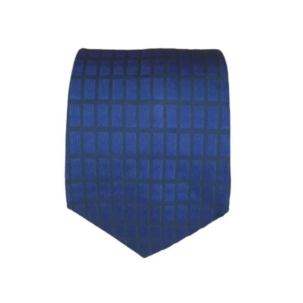 Designer ERVÉ JACQUES Geometric Silk Tie ITALY 59… - image 1