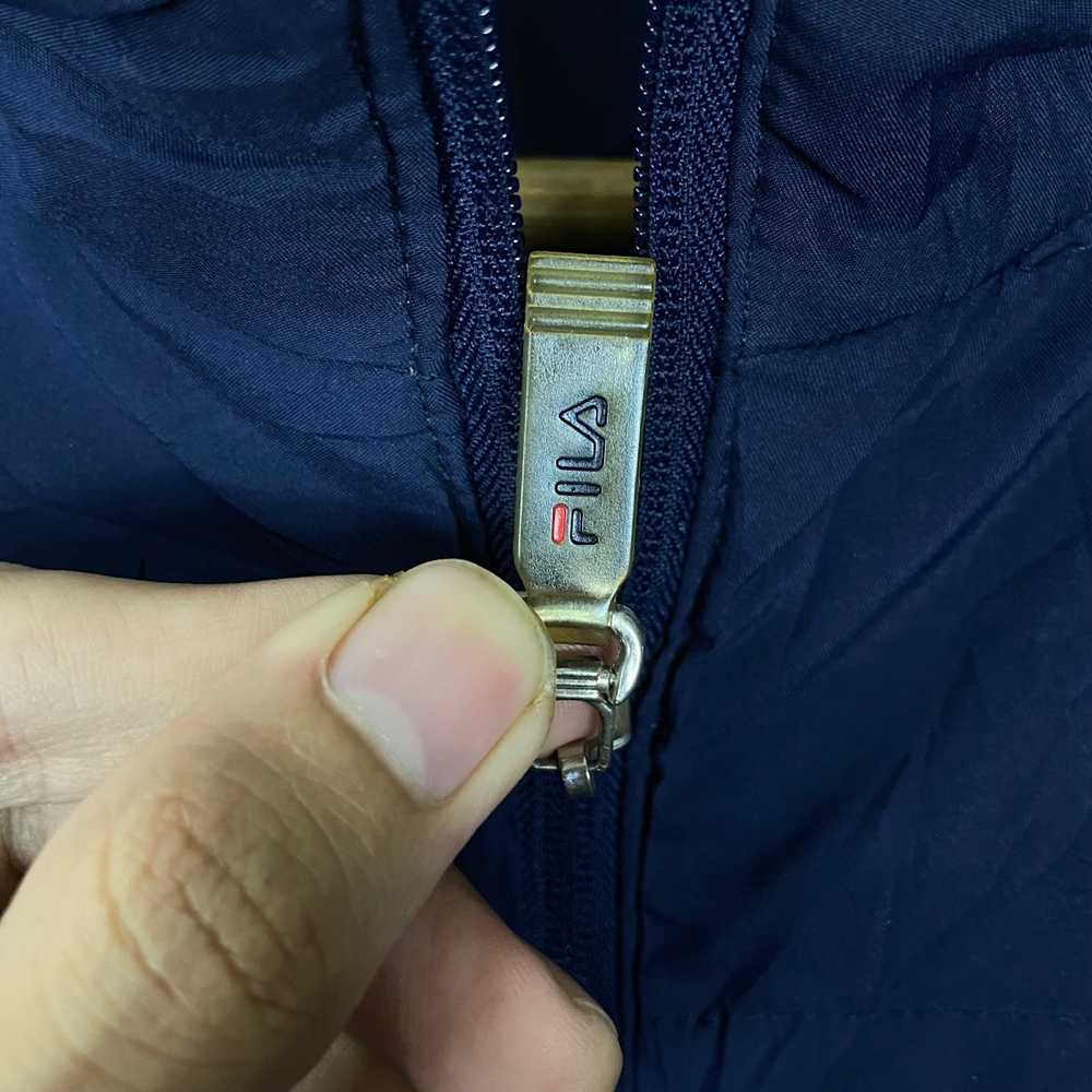 Fila Vintage Fila Full Zipper Mini Embroidered Lo… - image 4