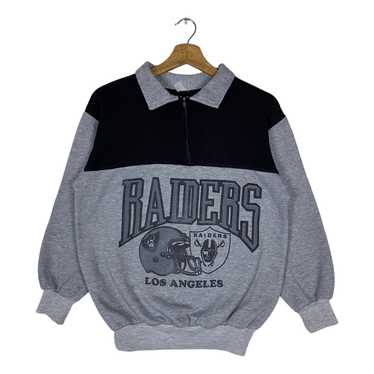 Vintage Vintage Raiders Two Tone Quarter Zip Pull… - image 1