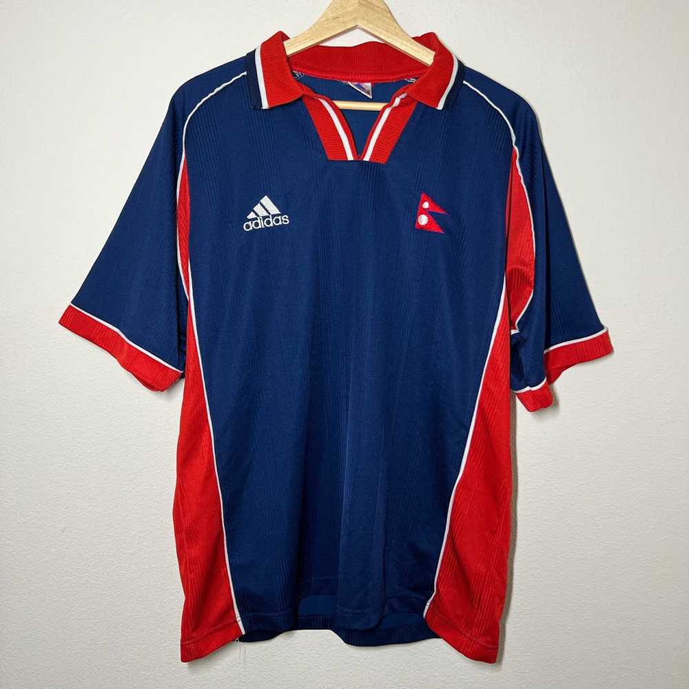 Adidas × Soccer Jersey × Vintage Nepal 2000 Home … - image 1