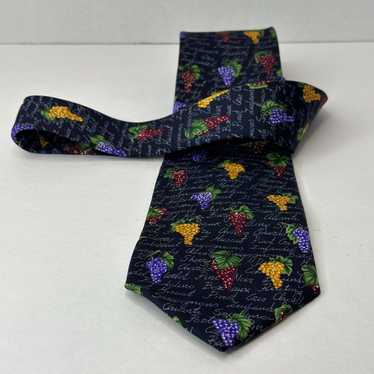 Other Alynn Neckwear, Tie, Black "Wine Grapes" 10… - image 1