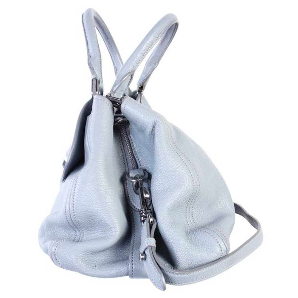 Miu Miu MIU MIU Blue Grey Leather Tote Bag - image 4