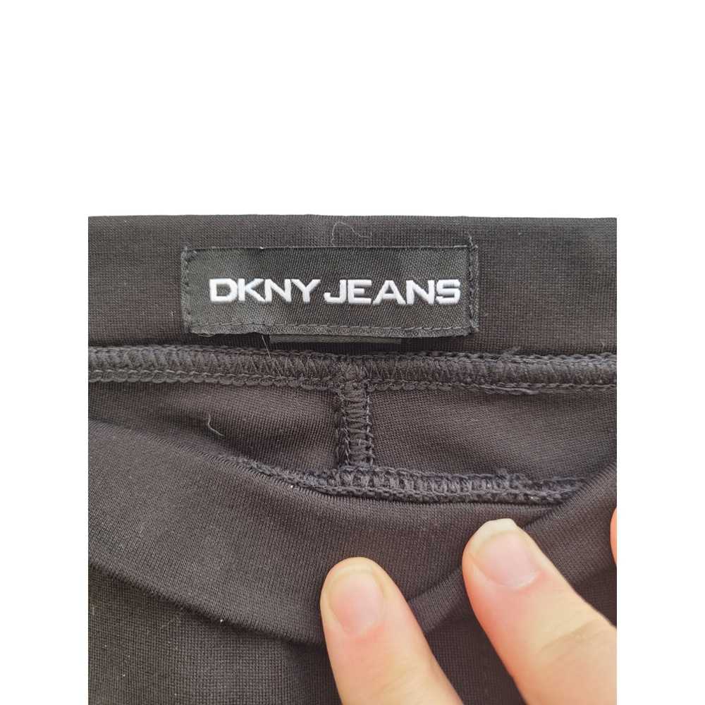 DKNY DKNY Jeans Black Faux Leather insert Goth St… - image 4