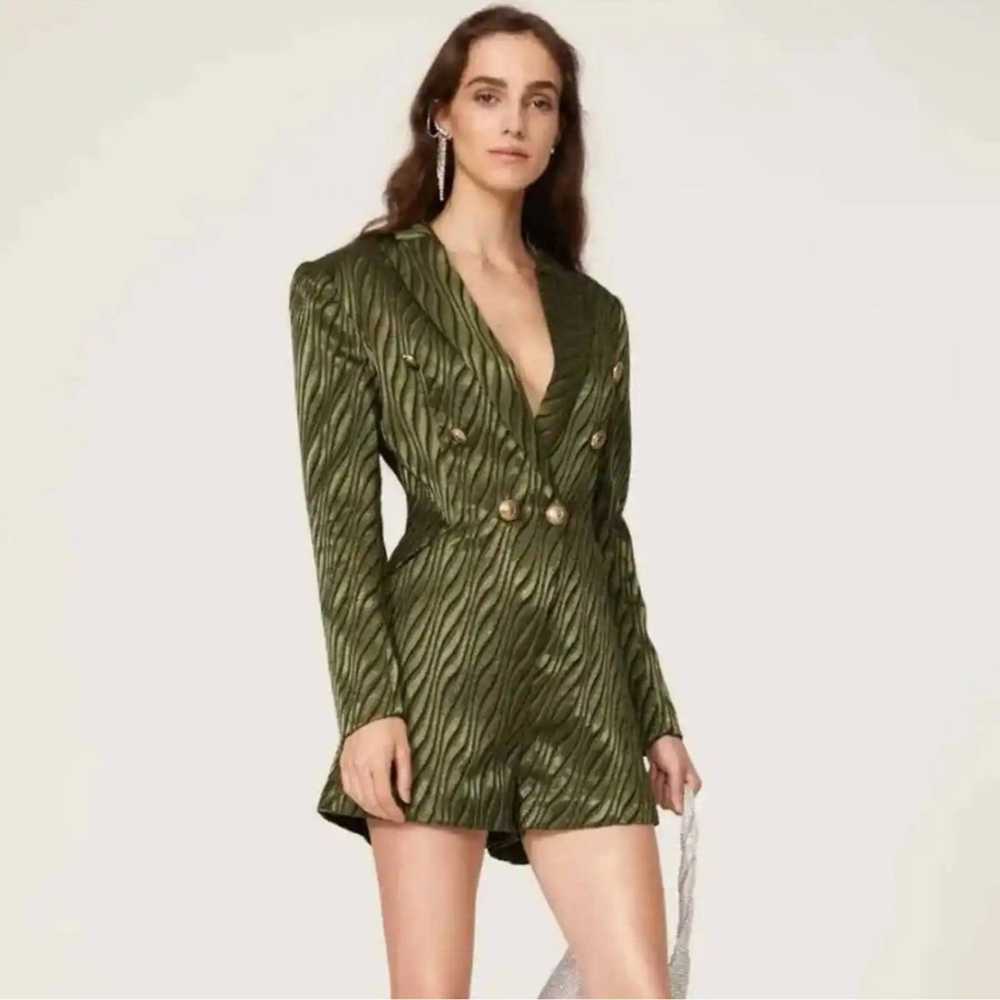 Retrofete Retrofete Green Jana Blazer romper size… - image 1