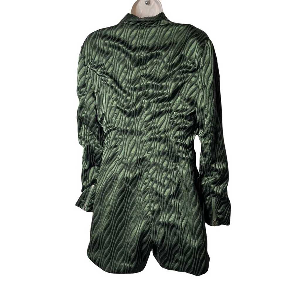 Retrofete Retrofete Green Jana Blazer romper size… - image 4