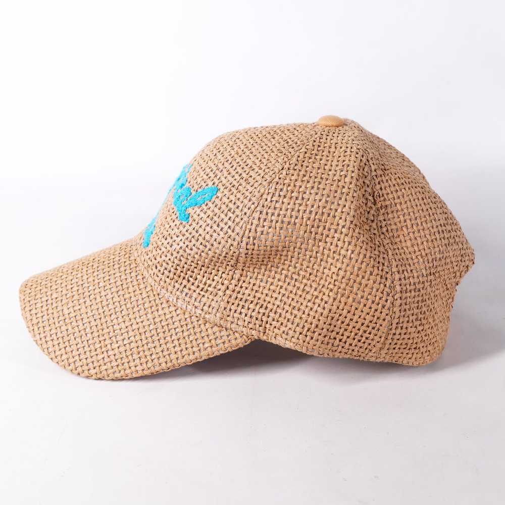 Other Tropical Vibes Woven Baseball Cap Hat Brown… - image 3