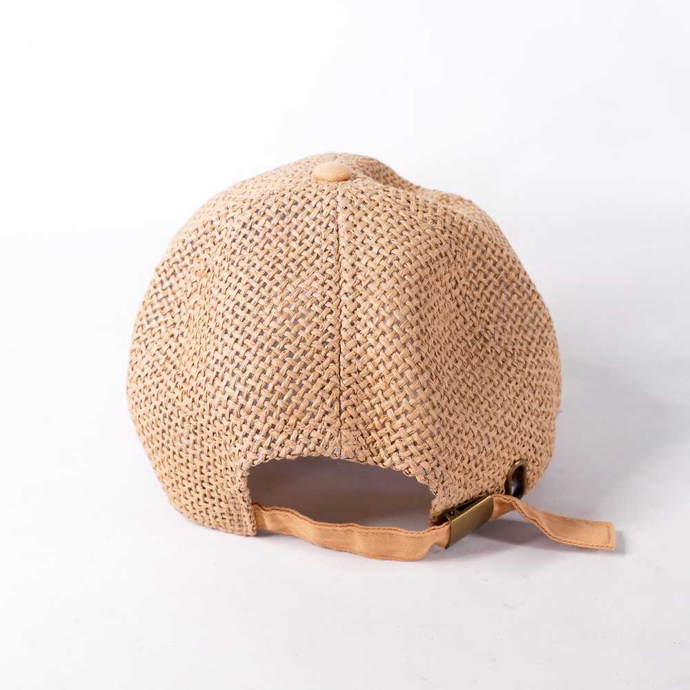 Other Tropical Vibes Woven Baseball Cap Hat Brown… - image 4