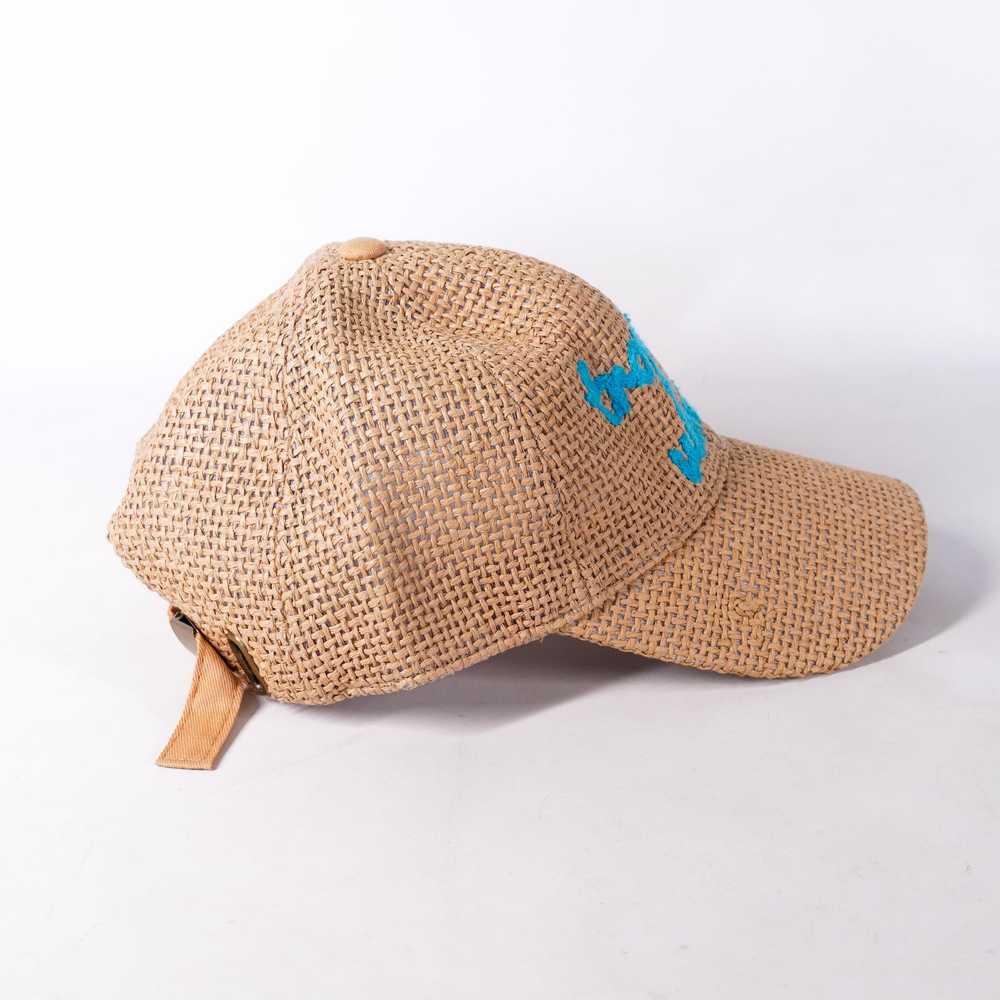 Other Tropical Vibes Woven Baseball Cap Hat Brown… - image 5
