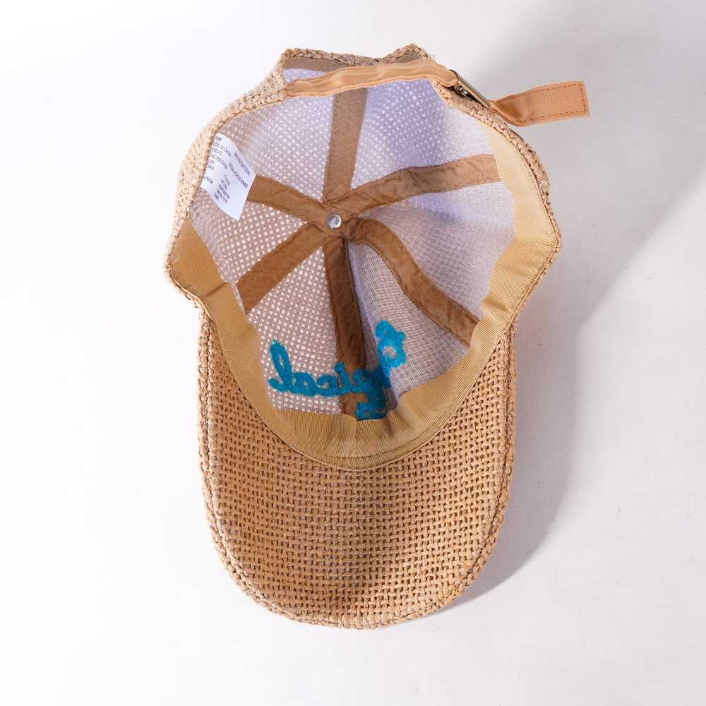Other Tropical Vibes Woven Baseball Cap Hat Brown… - image 7