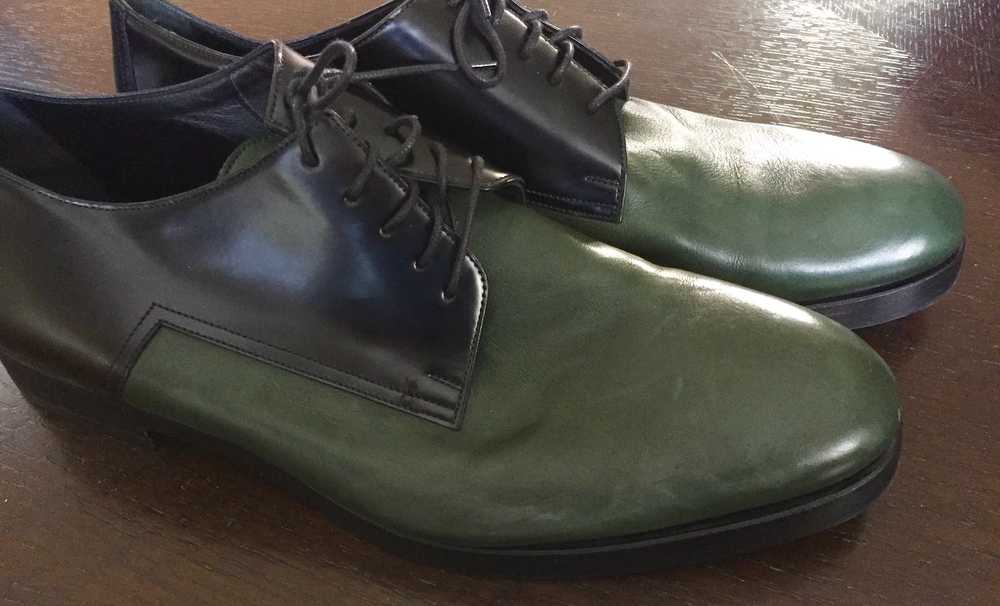 Pierre Hardy Pierre Hardy Leather Black and Green… - image 2