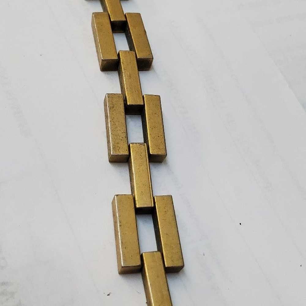 Vintage Fancy links Bracelet,8inch - image 2