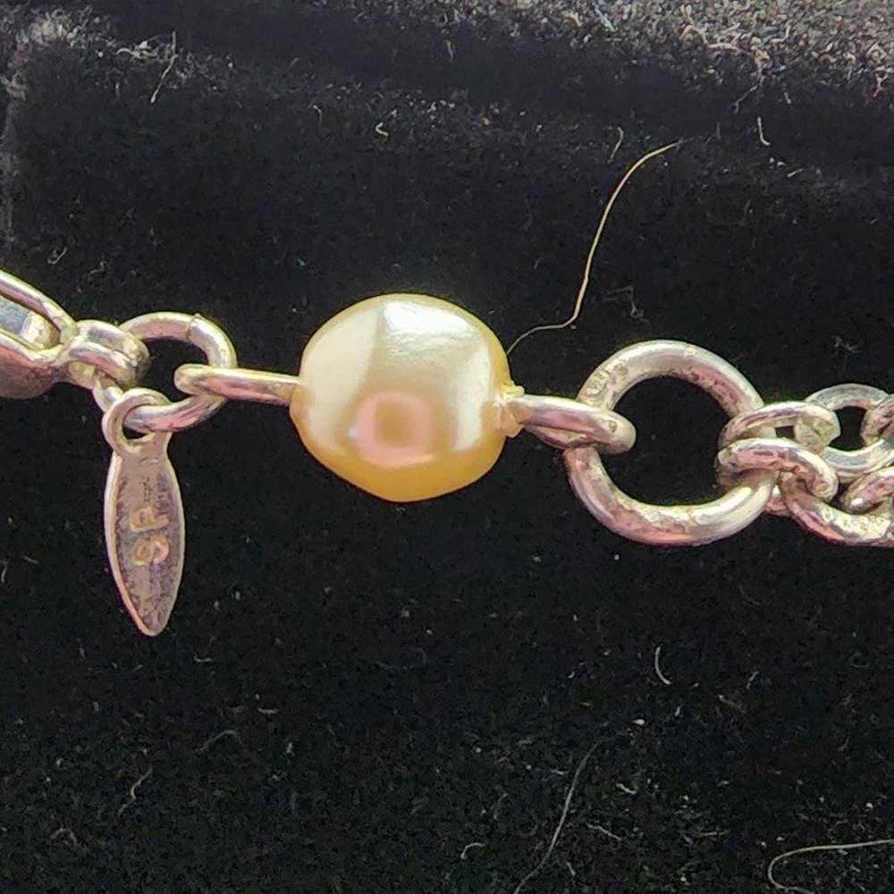 Vintage Avon polished stone Necklace - image 5
