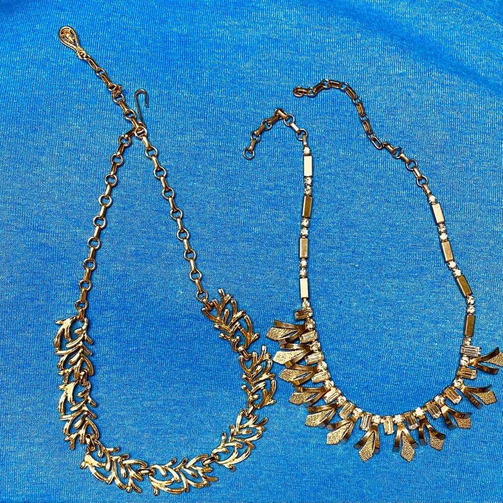 2 Vintage Ladies Necklace / Choker - image 1