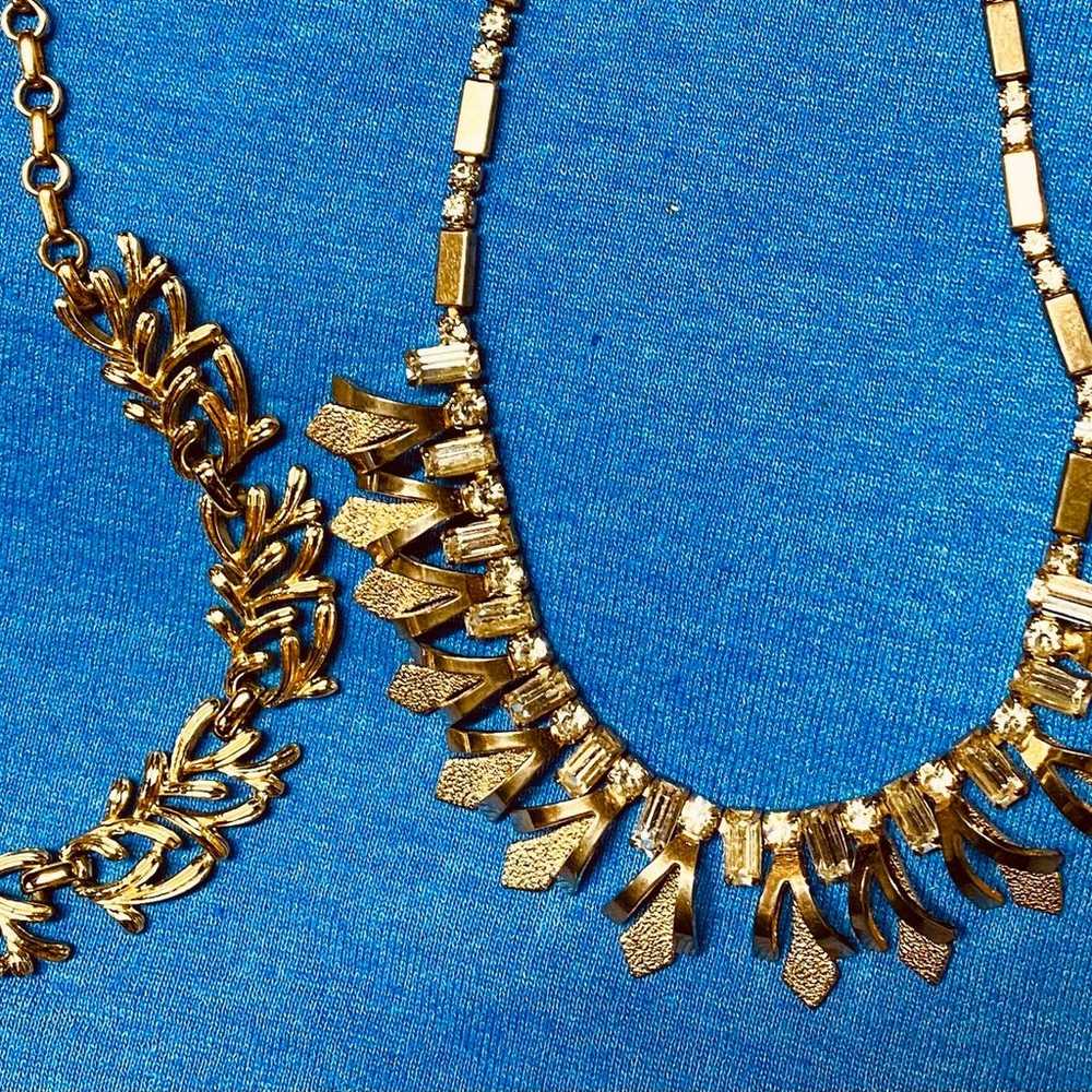 2 Vintage Ladies Necklace / Choker - image 3