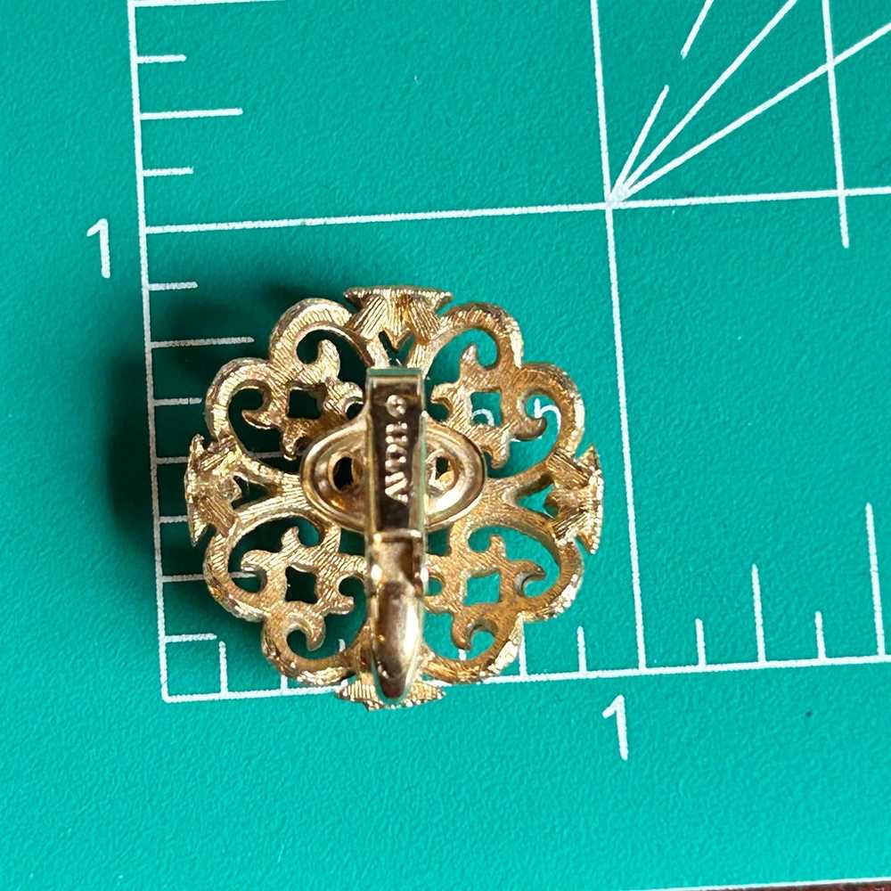 Vintage Avon Precious Pretenders Scrollwork Clip … - image 5