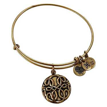 Vintage Alex & Ani Path of Life Embossed Charm Ba… - image 1