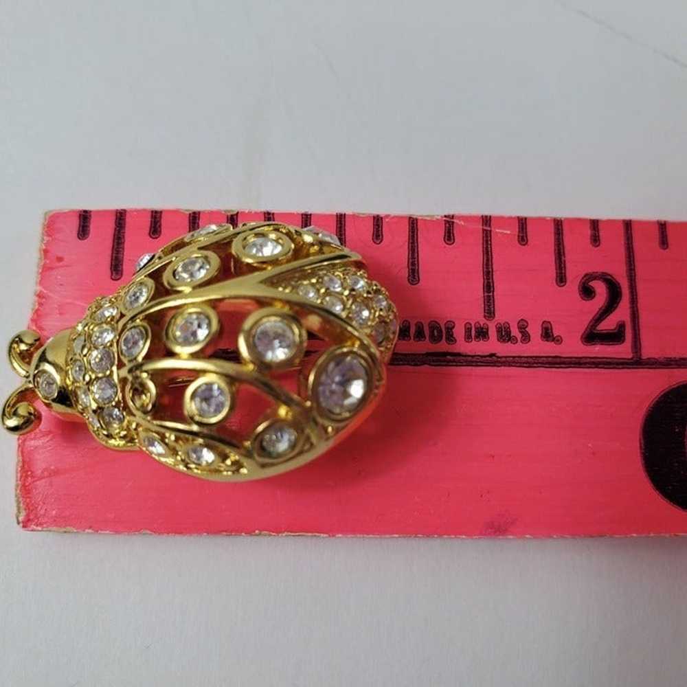 Vintage Lot of 3 Lady Bug Brooch Pins - image 10