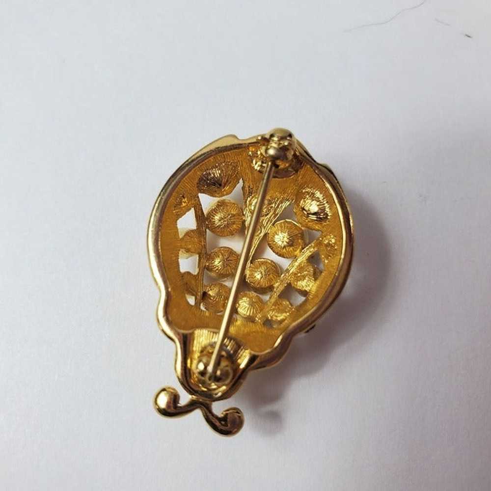Vintage Lot of 3 Lady Bug Brooch Pins - image 11