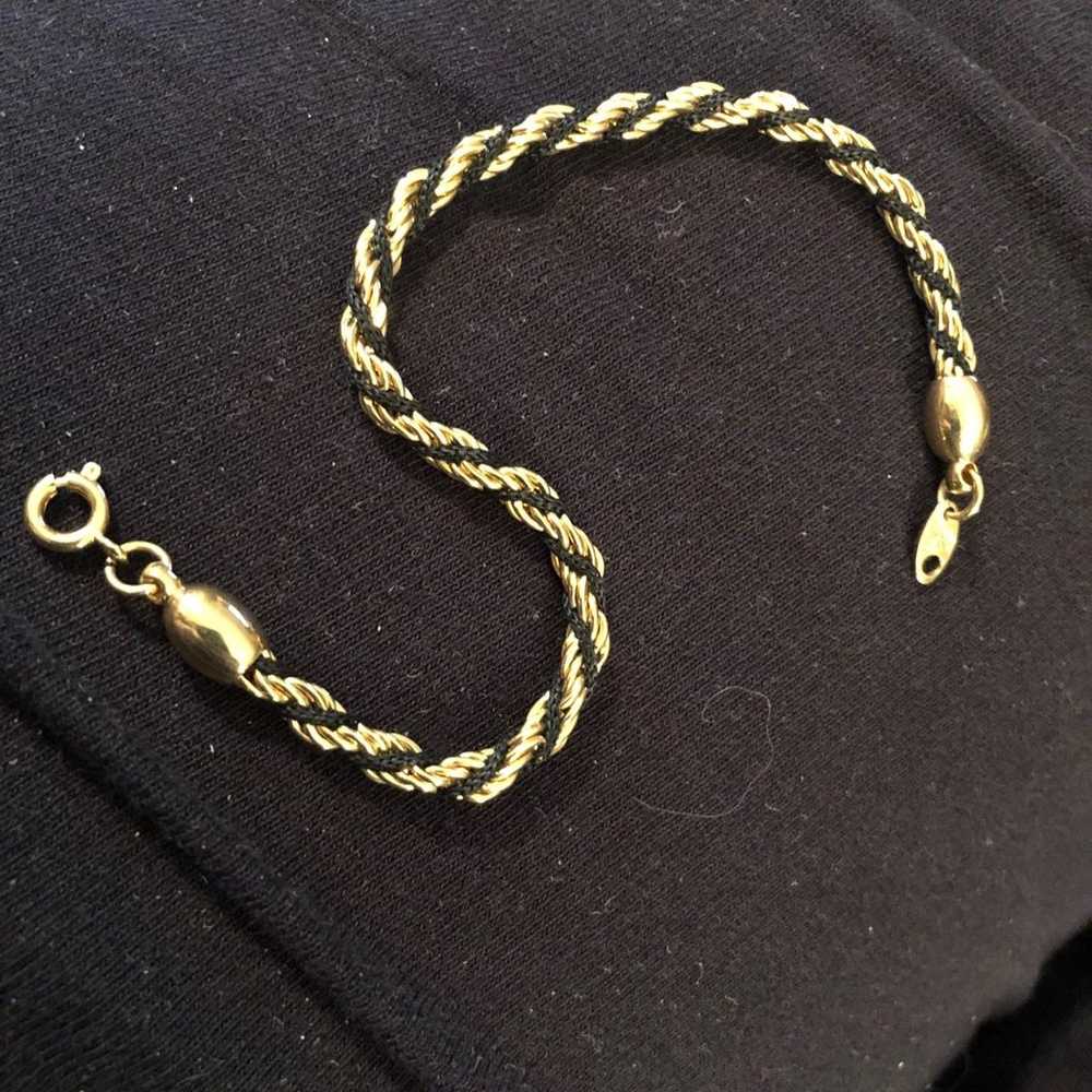 Vintage 1990s Trifari Gold Tone Twisted Bracelet - image 3