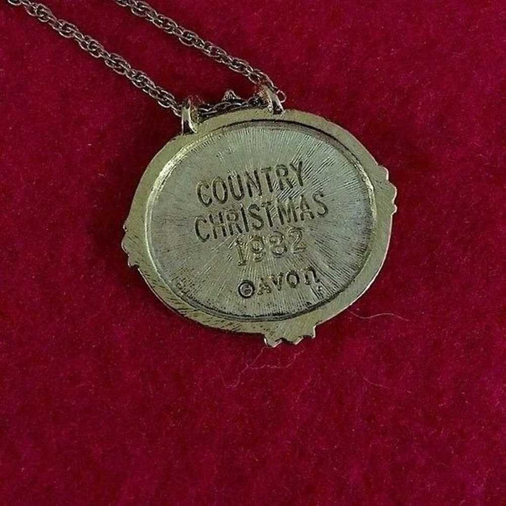 Vintage AVON 1982 Country Christmas Necklace - image 6