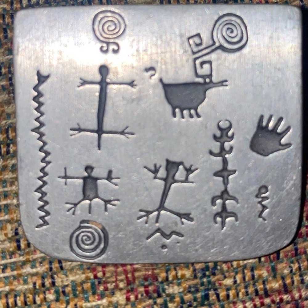 Vintage Urban Fetishes Petroglyph Pewter pins - image 3