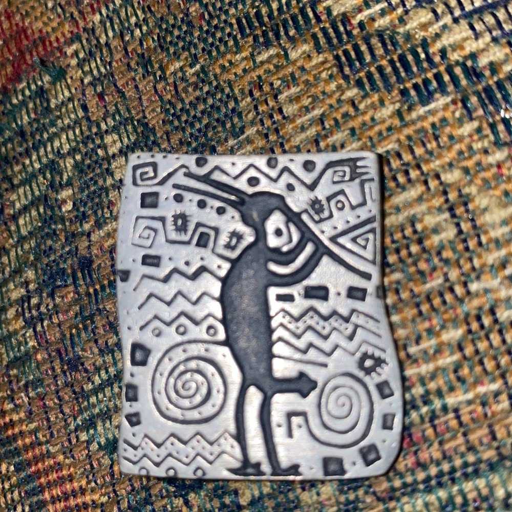 Vintage Urban Fetishes Petroglyph Pewter pins - image 5