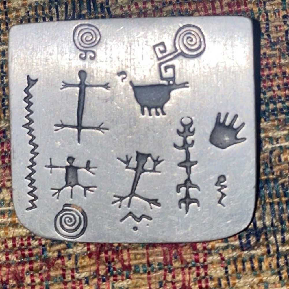 Vintage Urban Fetishes Petroglyph Pewter pins - image 6