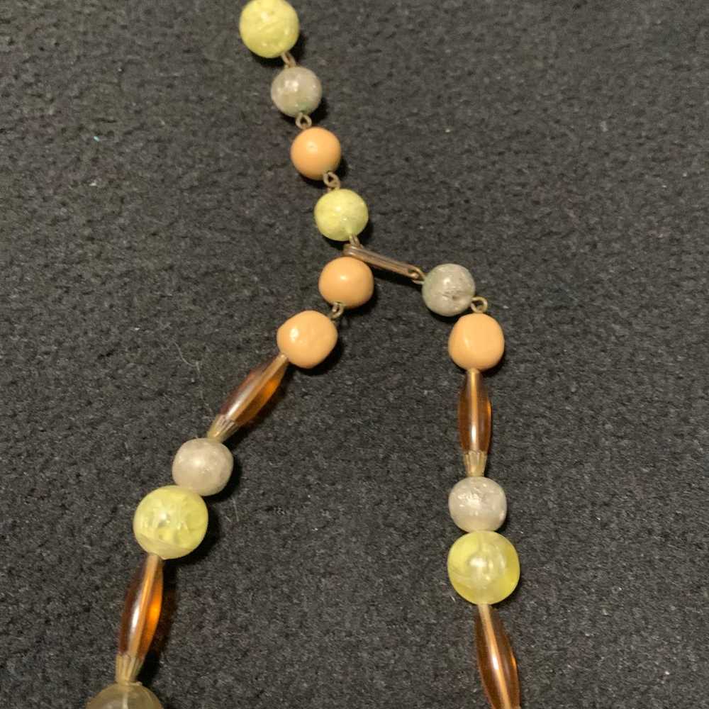 Long Vintage Necklace with no stones - image 3