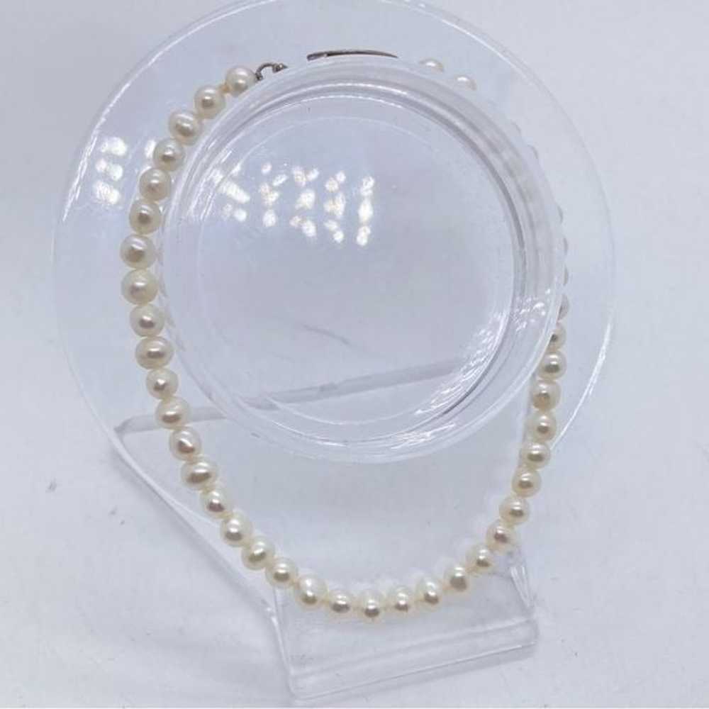 Vintage Pearl Bracelet Box Clasp - image 3