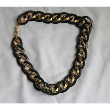 Napier Gold Tone Chunky Large Links 23 Inch Necklace, Hook Clasp