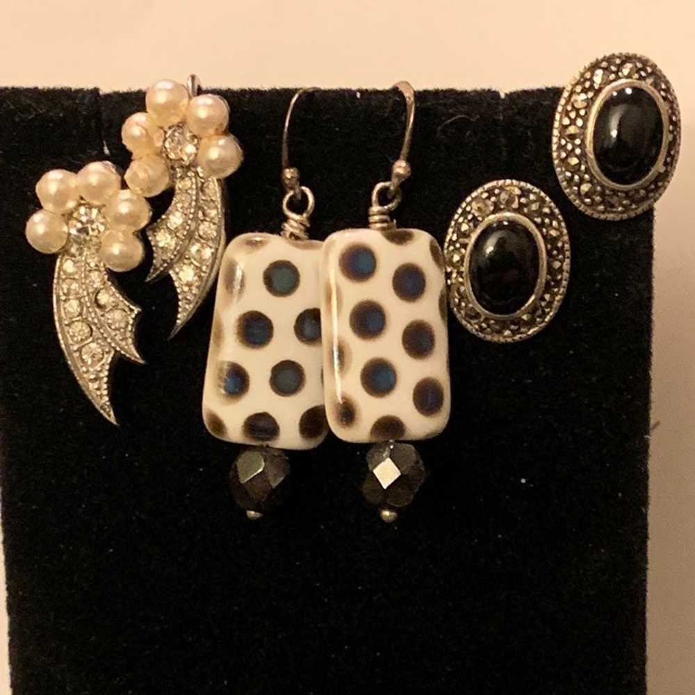 Sterling Silver earrings bundle deal - image 1