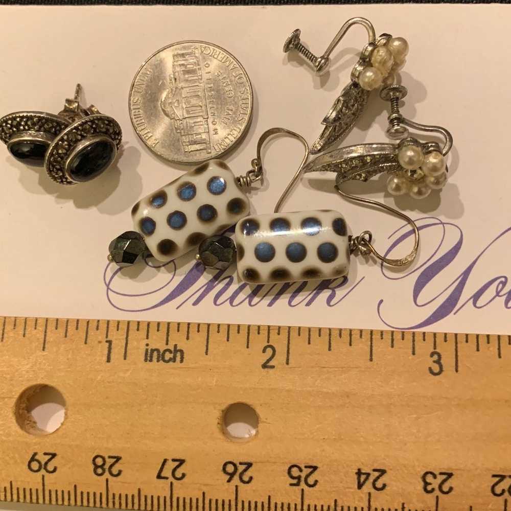 Sterling Silver earrings bundle deal - image 8